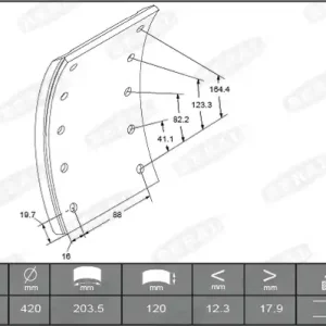 Plaats Bestelling Remtrommel Beral KBL17377.1-1517