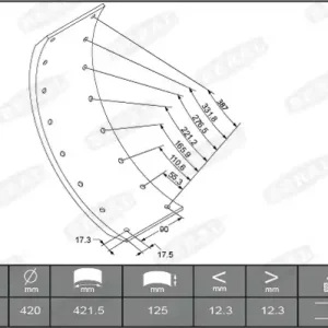 Wereldwijde Verzending Remtrommel Beral KBL17481.1-1642