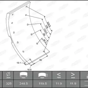Remtrommel Beral KBL17635.9-1560 Premium