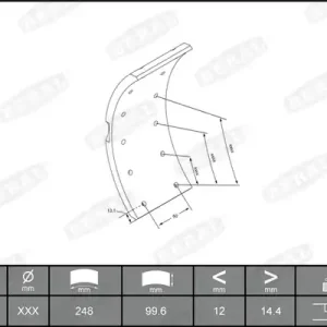 Plaats Bestelling Remtrommel Beral KBL17924.0-1616