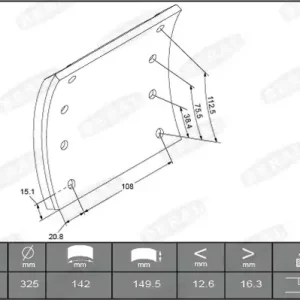 Snelle Levering Remtrommel Beral KBL17988.1-1649