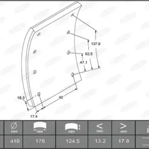 Tijdelijk Beschikbaar Remtrommel Beral KBL17992.0-1627