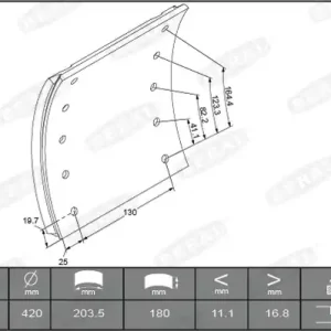 Speciale Aanbieding Remtrommel Beral KBL19032.0-1517