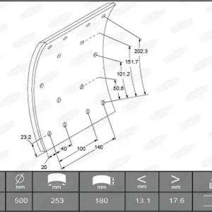 Fabrieksprijs Remtrommel Beral KBL19041.0-1549