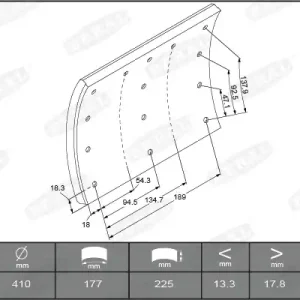 Premium Remtrommel Beral KBL19068.1-1627