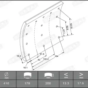 Remtrommel Beral KBL19071.0-1627 Bestel Nu