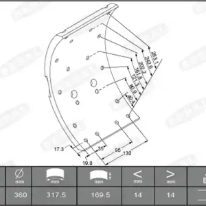 Gecertificeerd Remtrommel Beral KBL19225.1-1637