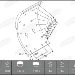 Laatste Versie Remtrommel Beral KBL19225.2-1637