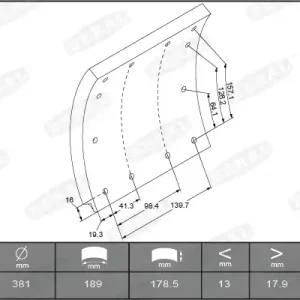 Hete Deal Remtrommel Beral KBL19384.0-1560