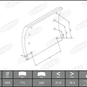 Remtrommel Beral KBL19490.9-1561 Trendy