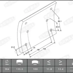 Finale Uitverkoop Remtrommel Beral KBL19506.3-1561