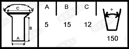 Premium Remtrommel Beral KBL19557.0-1550