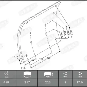Remtrommel Beral KBL19581.2-1616 Gecertificeerd