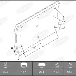 Superprijs Remtrommel Beral KBL19799.1-1682