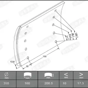 Remtrommel Beral KBL19892.0-1541 Bestseller