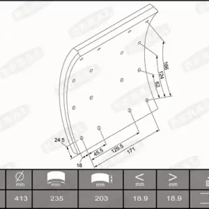 Remtrommel Beral KBL19932.1-1637 Modern