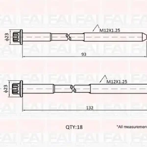 Cilinderkopboutenset Fai Autoparts B2201 Ambachtelijk