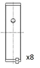 Drijfstanglager Fai Autoparts BB2011-STD Snelle Levering