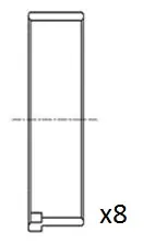 Drijfstanglager Fai Autoparts BB2039-025 Weekendaanbieding