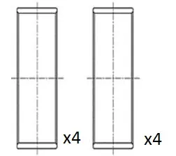Drijfstanglager Fai Autoparts BB2040-STD Luxe