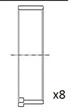 Drijfstanglager Fai Autoparts BB2051-STD Premium