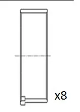 Authentiek Drijfstanglager Fai Autoparts BB2085-STD