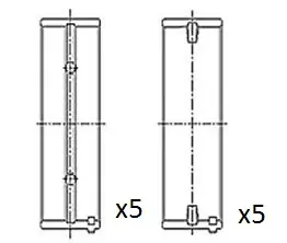 Hoofdlager Fai Autoparts BM1029-STD Exclusieve Aanbieding