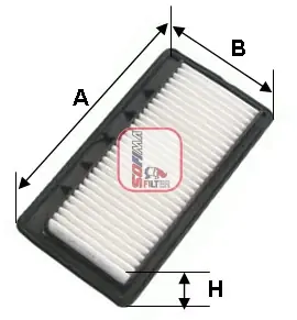 Authentiek Luchtfilter Sofima S 3538 A