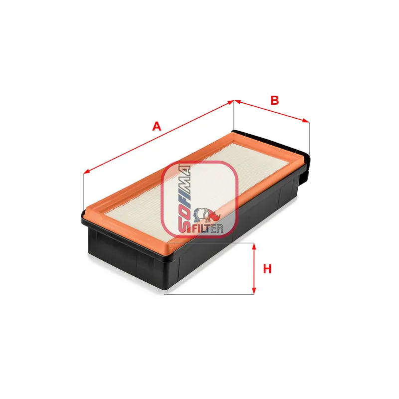 Authentiek Luchtfilter Sofima S 3655 A