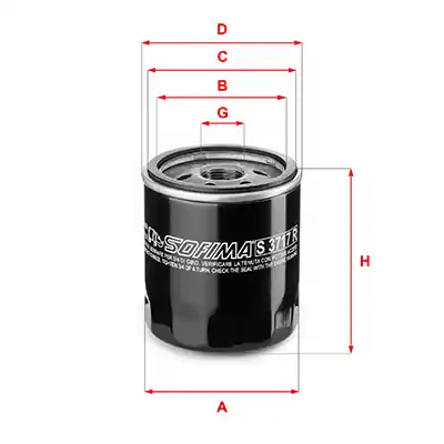 Veilige Betaling Oliefilter Sofima S 3717 R
