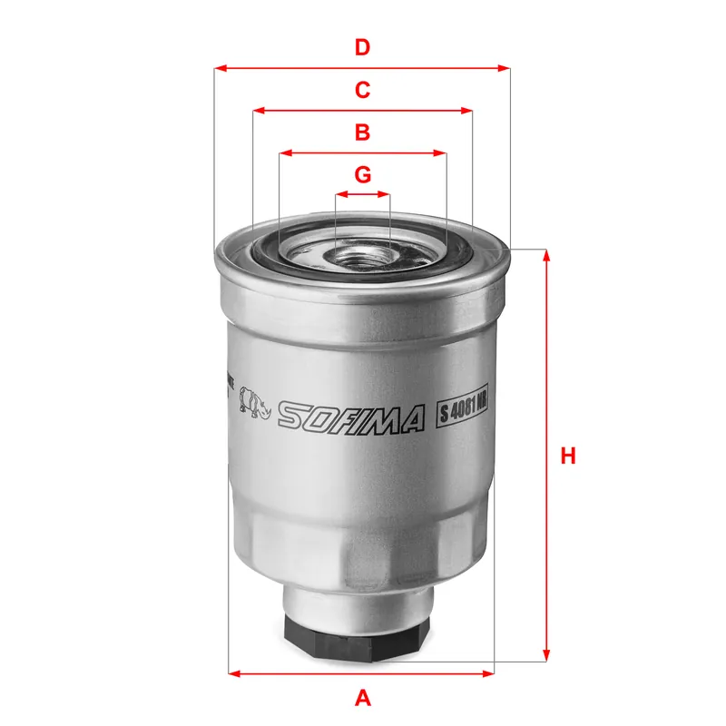 Brandstoffilter Sofima S 4081 NR Premium