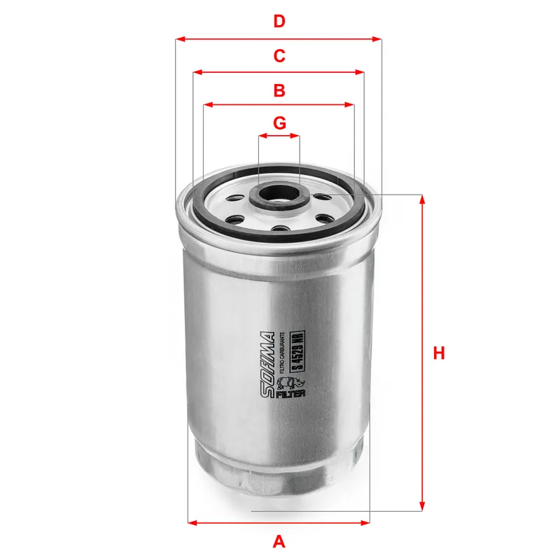 Brandstoffilter Sofima S 4529 NR Premium
