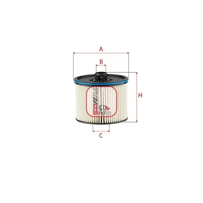 Brandstoffilter Sofima S 6195 NE Rechtstreeks Van De Fabrikant