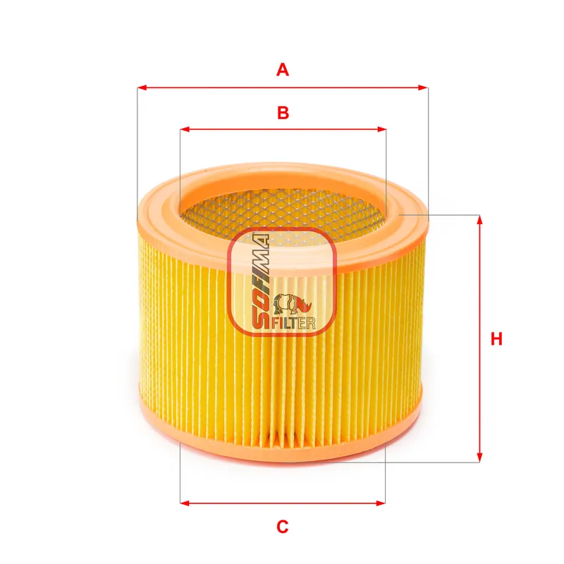 Plaats Bestelling Luchtfilter Sofima S 7271 A