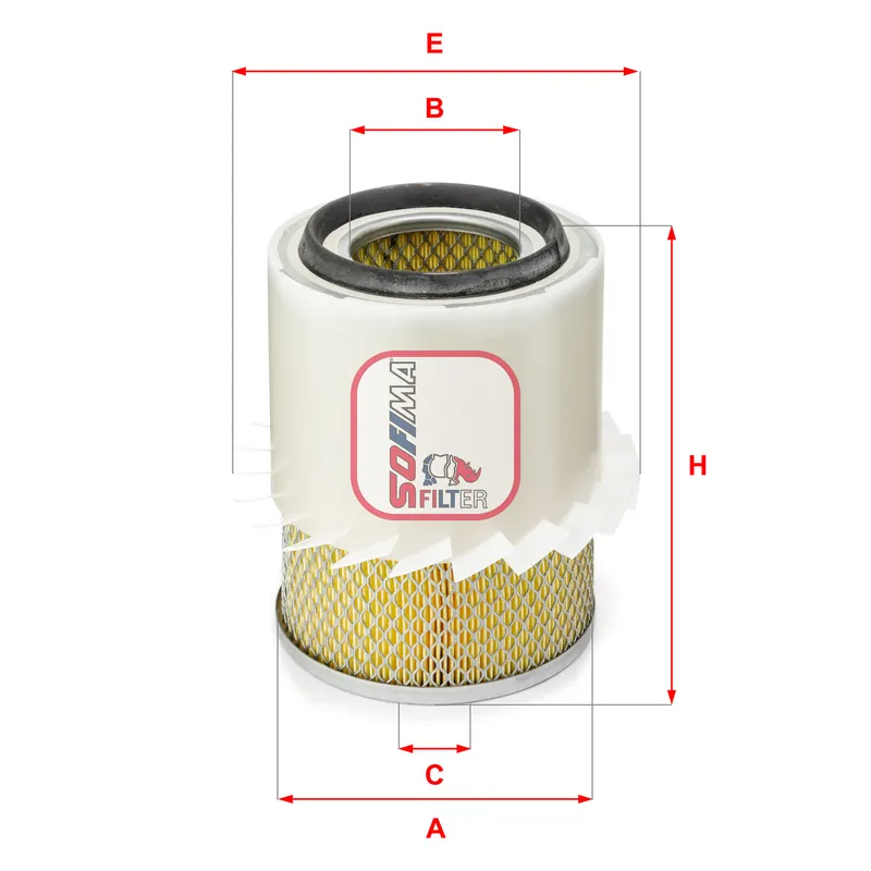 Actieprijs Luchtfilter Sofima S 7282 A