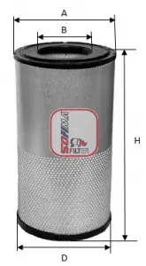 Handgemaakt Luchtfilter Sofima S 7518 A