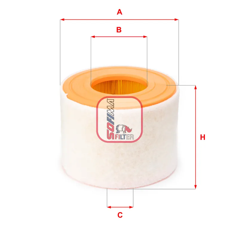 Authentiek Luchtfilter Sofima S 7A54 A