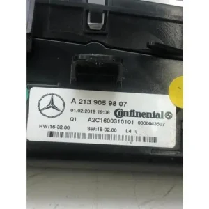 Bedieningselement verwarming & ventilatie MERCEDES-BENZ E-CLASS (W213), MERCEDES-BENZ E-CLASS (W212) Must-Have