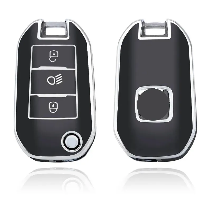 Dutch Shield Sleutelhoesje  Peugeot zwart A3B Aanbieding