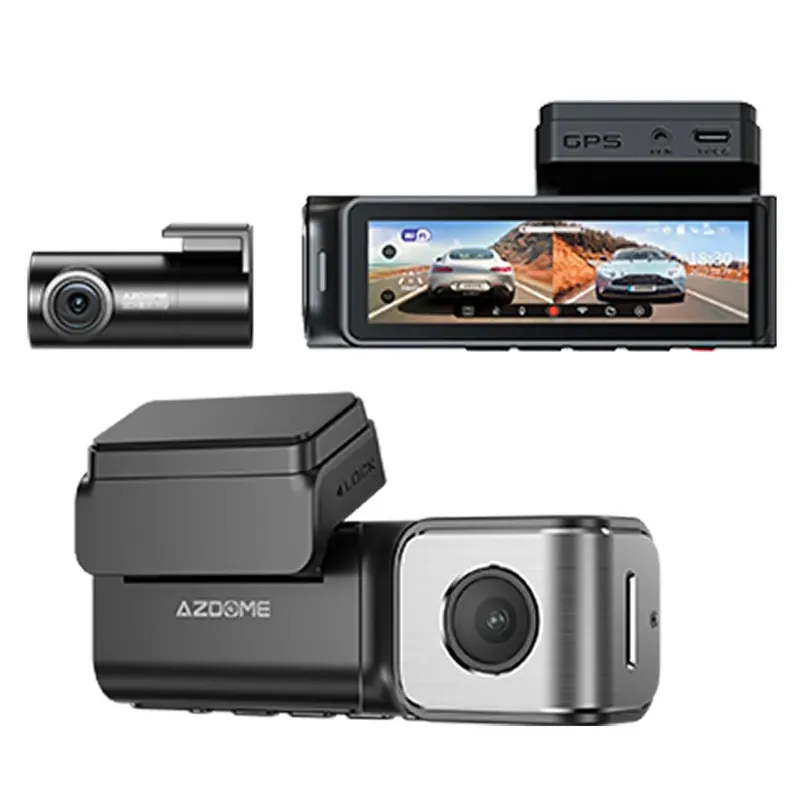 AZDome M360 2CH 4K Wifi GPS 64gb dashcam Speciale Aanbieding