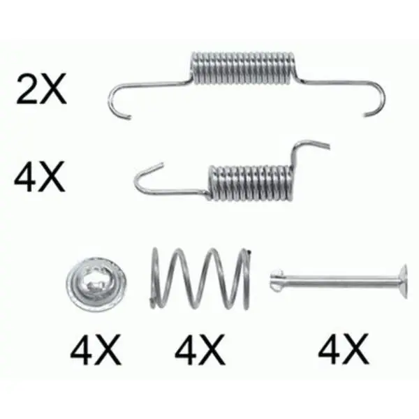 Aanbieding Rem montageset Bodermann BMH 9530