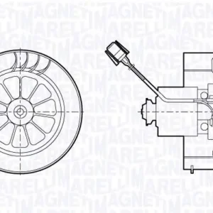 Kachelventilator Magneti Marelli 069412678010 Finale Uitverkoop