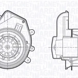Kachelventilator Magneti Marelli 069412690010 Snelle Levering