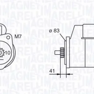 Beste Prijs Starter Magneti Marelli 063111033010