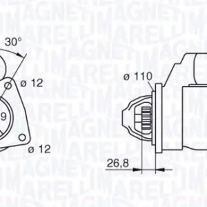 Plaats Bestelling Starter Magneti Marelli 063216896010