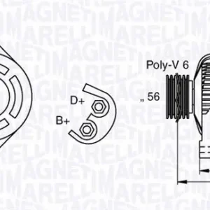 Alternator\\/Dynamo Magneti Marelli 063377026010 Nieuwe Collectie