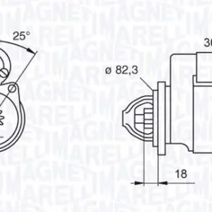 Starter Magneti Marelli 063522612010 Speciale Aanbieding
