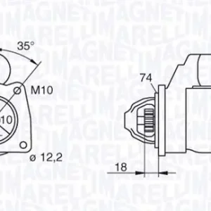 Nieuwe Collectie Starter Magneti Marelli 063522624010