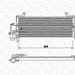 Betaalbaar Airco condensor Magneti Marelli 350203134000