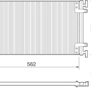 Budget Airco condensor Magneti Marelli 350203149000